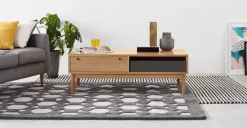 Mesa de Centro con Almacenaje Campton – Roble