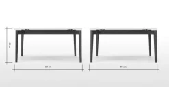 Mesa de Centro Cuadrada Tandil – Gris