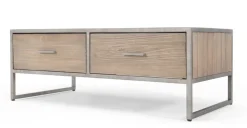 Mesa de Centro Mila – Pino y metal