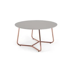 Mesa de Centro Nyla – Gris y cobre