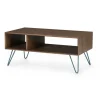 Mesa de Centro Rectangular Dotty – Roble oscuro