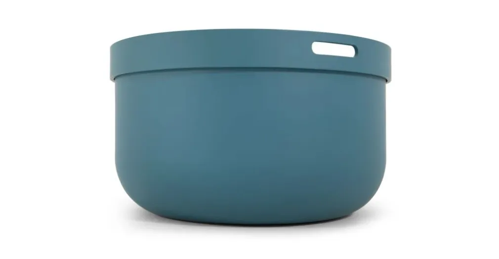Mesa de Centro Ziv – Azul y Nogal
