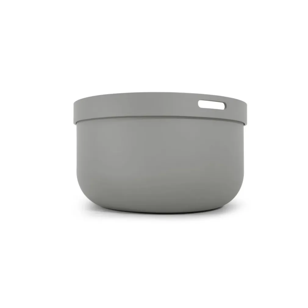 Mesa de Centro Ziv – Gris y Nogal