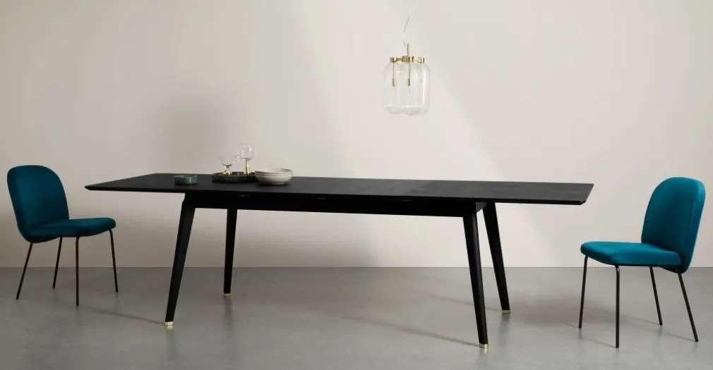 Mesa de Comedor Albers – Gris Carbón
