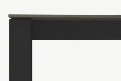 Mesa de Comedor 6 Asientos Corinna – Gris y Negro