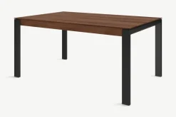Mesa de Comedor 6 Asientos Corinna – Nogal y Negro