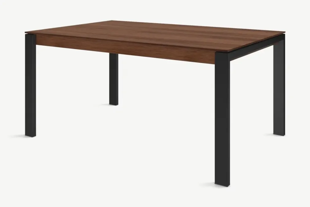 Mesa de Comedor 6 Asientos Corinna – Nogal y Negro