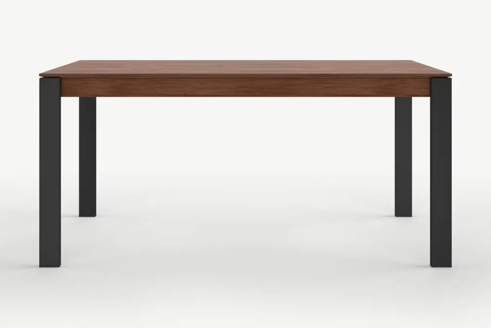 Mesa de Comedor 6 Asientos Corinna – Nogal y Negro