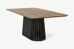 Mesa de Comedor 8 Asientos Zaragoza – Nogal y Negro