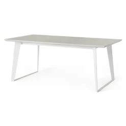 Mesa de Comedor Boone – Hormigón Blanco