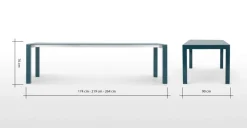 Mesa de Comedor Bramante – Azul Cerceta