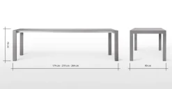 Mesa de Comedor Bramante – Gris