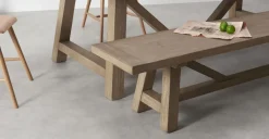 Mesa de Comedor Extra Grande Iona – Madera de Pino