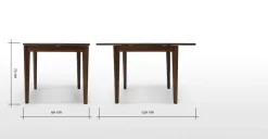 Mesa de Comedor Monty – Fresno Oscuro