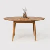 Mesa de Comedor Ovalada Escandi 155 cm – Roble