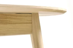 Mesa de Comedor Ovalada Escandi – Roble Claro