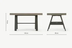 Mesa de Comedor para Exterior Edson – Cemento