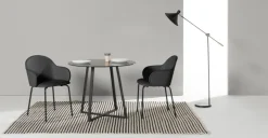 Mesa de Comedor Redonda Grande Haku – Negro
