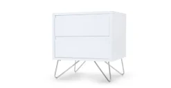 Mesa de Noche Elona – Blanco Brillante