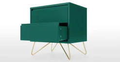 Mesa de Noche Elona – Verde Inglés