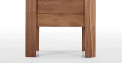 Mesa de noche Ledger – Fresno oscuro