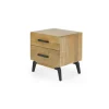 Mesa de noche Lucien – Madera de mango clara