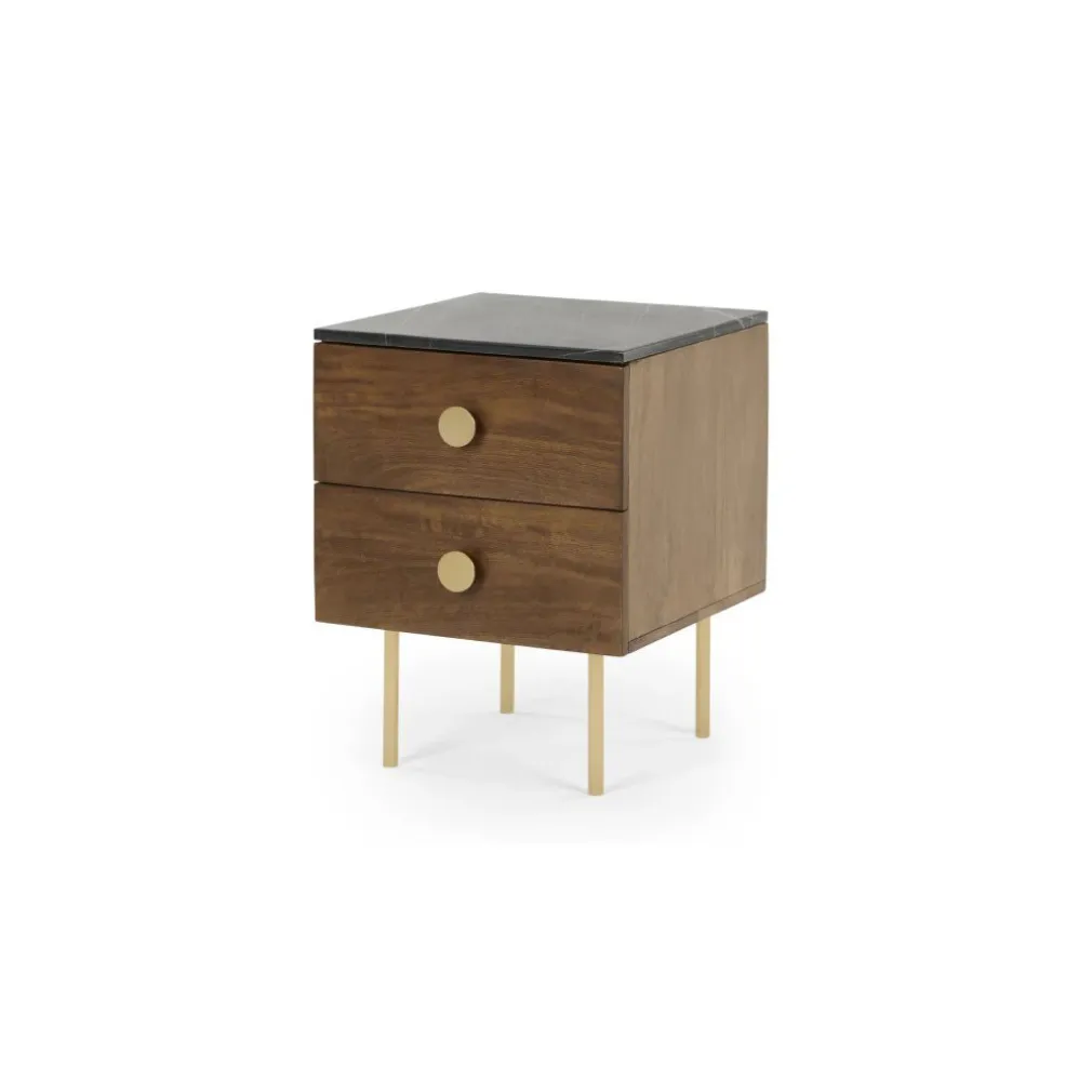 Mesa de noche Marion – Caramelo ⚡