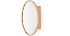 Mueble de pared con espejo Penn – Roble