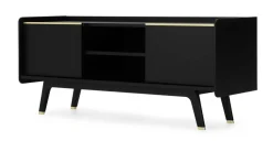 Mueble multimedia Albers – Roble teñido de negro