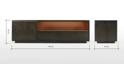 Mueble Multimedia Anderson – Sombra