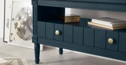 Mueble multimedia Bourbon vintage – Azul oscuro