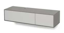 Mueble multimedia de pared Stretto – Gris