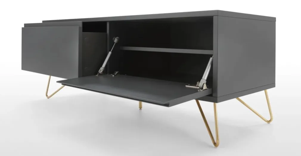 Mueble multimedia Elona – Gris Carbón