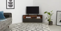 Mueble Multimedia Esquinero Anderson – Sombra