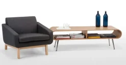 Mueble multimedia Hooper – Fresno natural