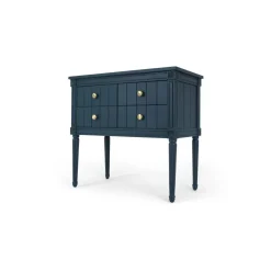 Mueble para recibidor vintage Bourbon – Azul oscuro