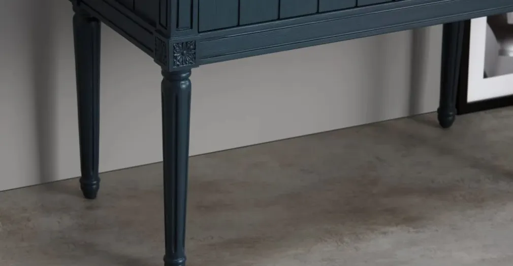 Mueble para recibidor vintage Bourbon – Azul oscuro