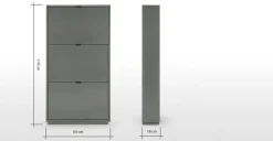 Mueble zapatero Marcell – Gris