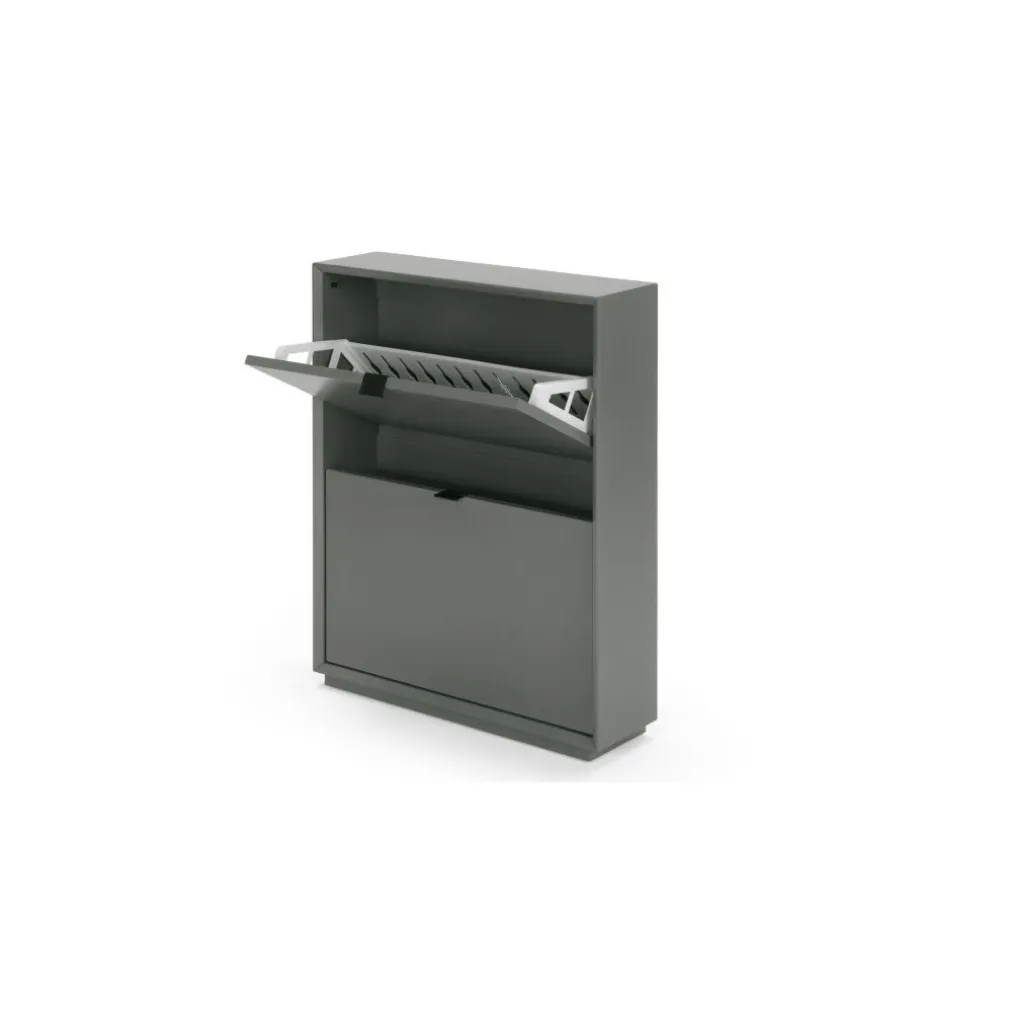 Mueble zapatero pequeño Marcell – Gris