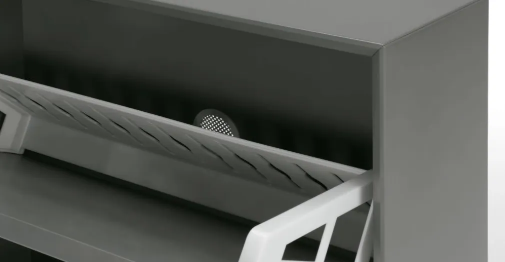 Mueble zapatero pequeño Marcell – Gris