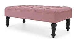 Otomana Bouji – Terciopelo rosa empolvado