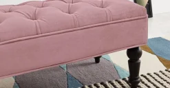 Otomana Bouji – Terciopelo rosa empolvado