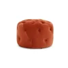 Puf Redondo Pequeño Hampton – Naranja Llama