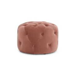 Puf Redondo Pequeño Hampton – Palo Rosa