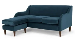 Seccional con Chaise Longue a la Derecha Helena – Azul Cerceta