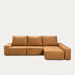 Seccional con Chaise Longue a la Derecha Loft – Camel