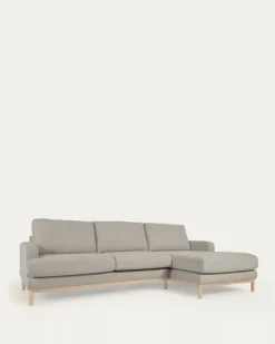Seccional con Chaise Longue a la Derecha Mihaela – Gris