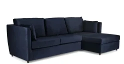 Seccional con Chaise Longue a la Derecha Milner – Azul Real