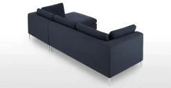 Seccional con Chaise Longue a la Derecha Monterosso – Azul Tormenta