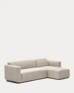 Seccional con Chaise Longue a la Derecha Neom – Beige